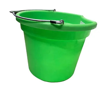 18 Qt. Flat Back Silver Line Bucket