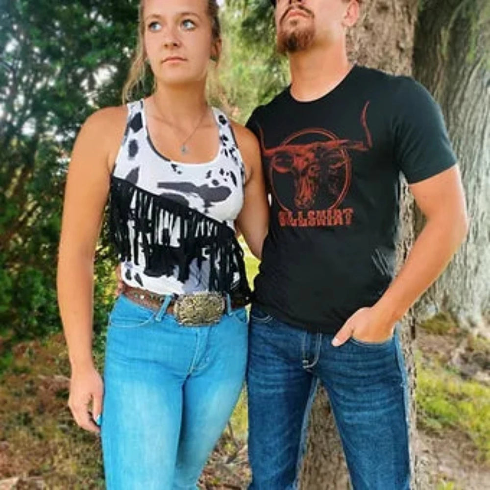 Men's Black 'BullShirt' Short Sleeve T-Shirt
