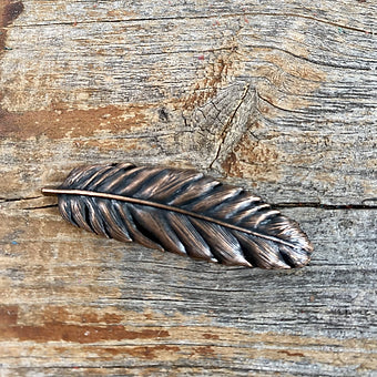 Copper Feather Concho 2" W169