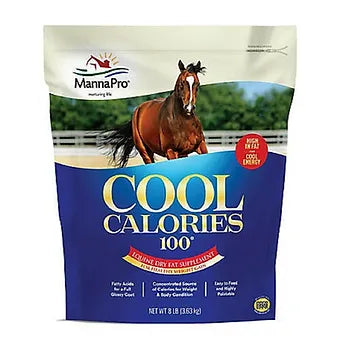 Manna Pro Cool Calories 100 Horse Equine Dry Fat Supplement 8 lb. Weight gain