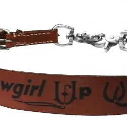 'Cowgirl Up' Leather Wither Strap