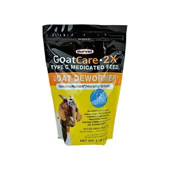 durvet Goat Dewormer Medicated Feed 3 lbs.