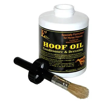 32 oz. E3 Hoof Oil Conditioner & Dressing w/ Applicator Horse Hooves Hoof