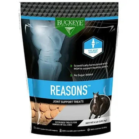 Buckeye Nutrition Reasons Joint Support Horse Treats 4 #