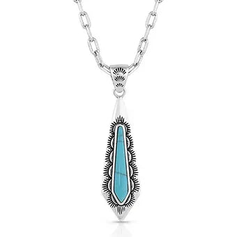 Montana Silversmiths 'Southwest Turquoise Stream' Necklace