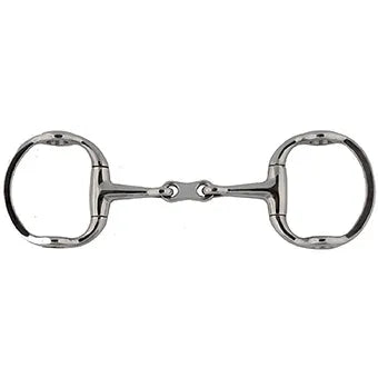 5" Stainless Steel Gag Bit with Double Jointed French Link Mouth