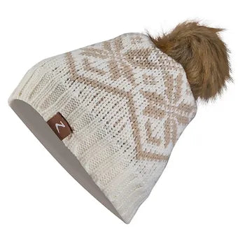 Horze Youth 'Monika' Winter Beanie Hat w/ Snowflake design - 2 Colors