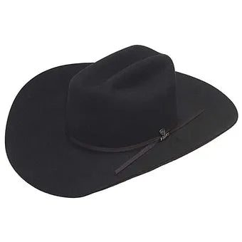 Ariat Black 6X Rabbit Fur Blend Cowboy Hat w/ Sheepskin Sweatband