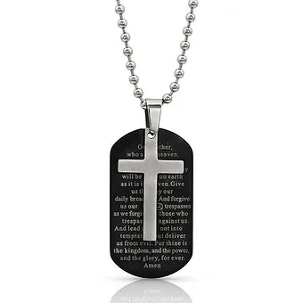 Montana Silversmiths 'Our Father' Strength Prayer Necklace