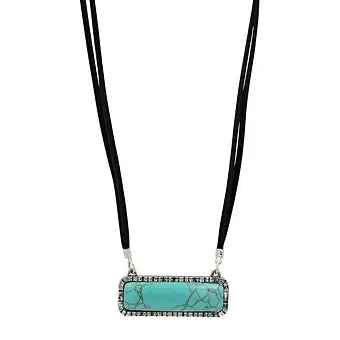 Montana Silversmiths Women's Western Turquoise Attitude Necklace