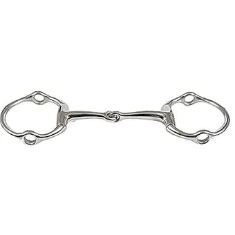 5" Stainless Steel Cheltenham Gag Bit with Jointed Mouth