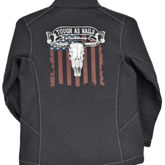 Boy's Cowboy Hardware 'Tough As Nails' Soft Shell Jacket