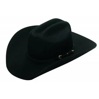 Twister BLACK WOOL COWBOY HAT w/ Black hat band