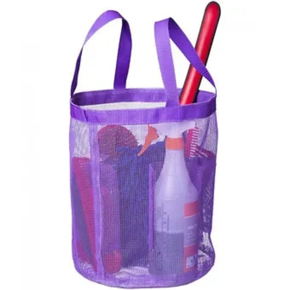 Mesh Wash Bathing Tote with Pockets