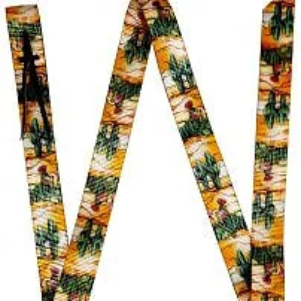 Cactus Print Nylon Tie Strap