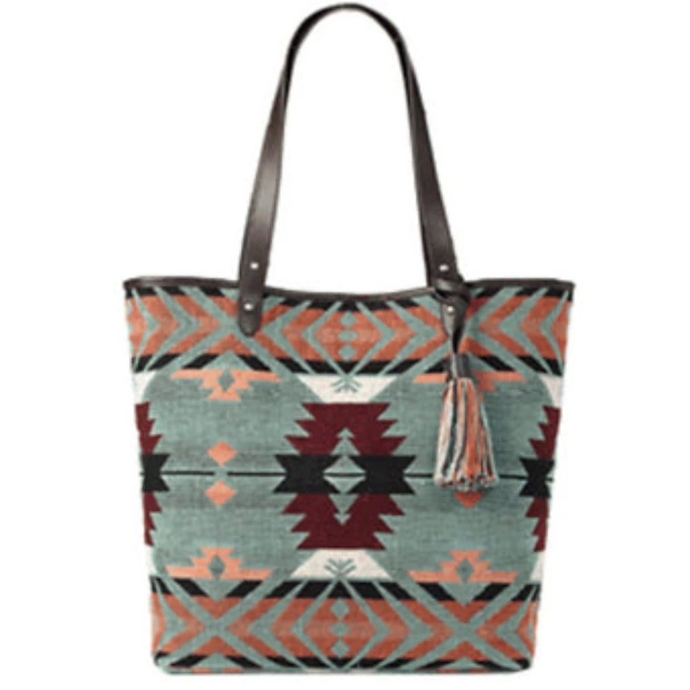 Nocona Belt Co. 'Sandra' Aztec Design Large Tote Concealed Carry Handbag