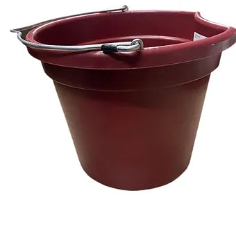 18 Qt. Flat Back Silver Line Bucket