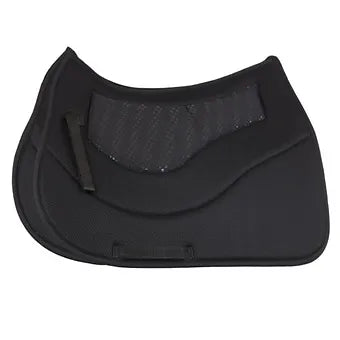 Horze Full Horze Black 'Phoenix' Breathable Airmesh All Purpose Saddle Pad