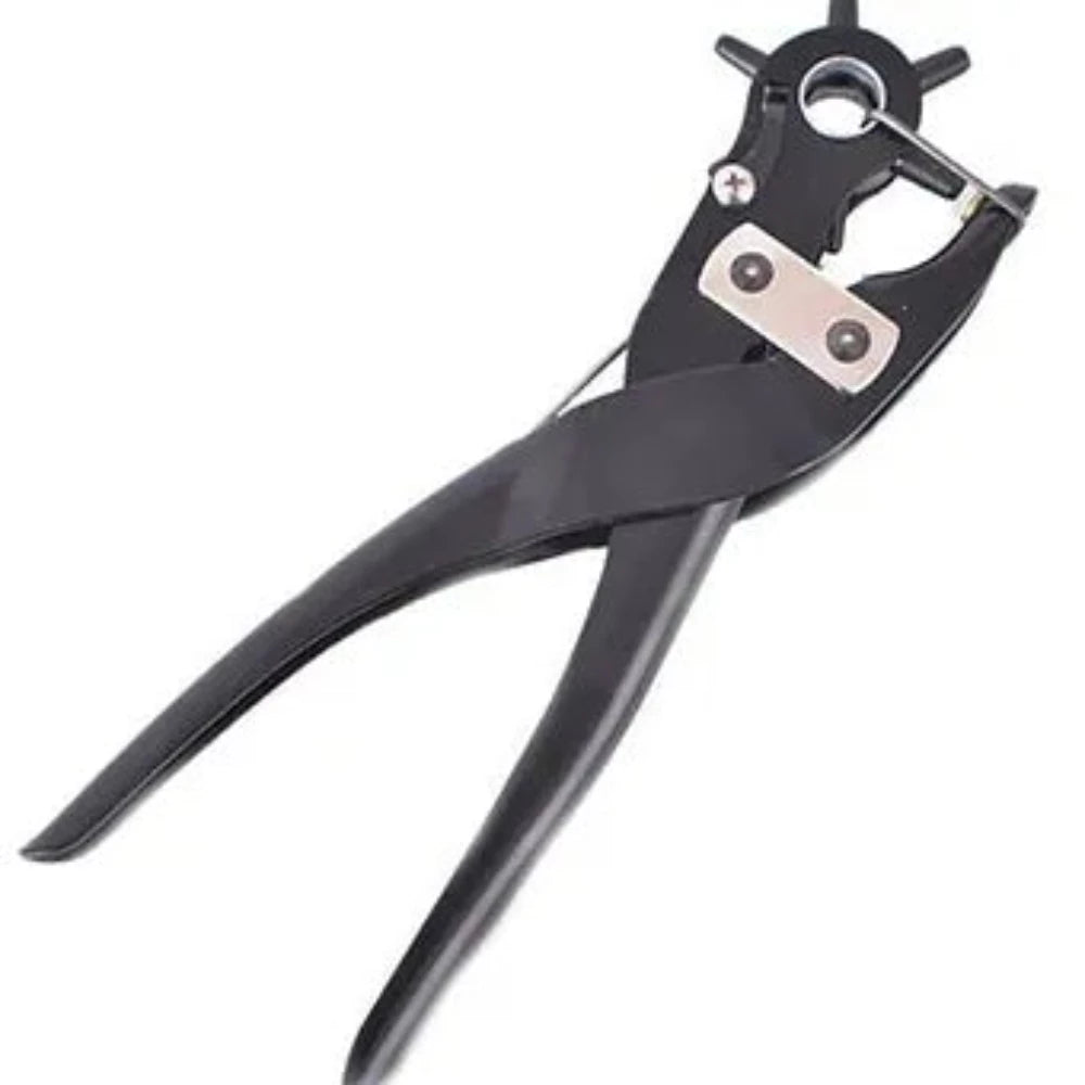 Heavy Duty Black Leather Hole Punch