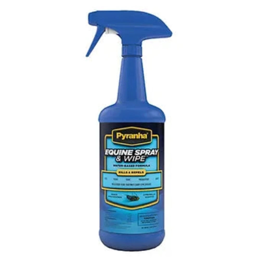 Pyranha Equine Spray & Wipe 32 oz Water based