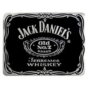 Jack Daniel's Old No. 7 Tennessee Whiskey Belt Buckle w/ Embossed Artwork