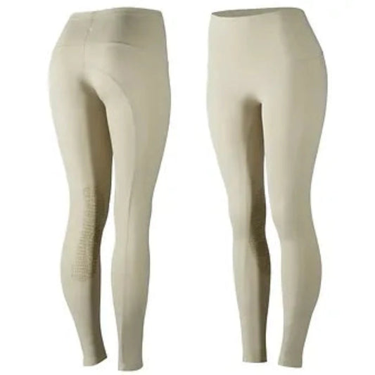 Horze Women's Light Brown Pull-On Riding Breeches