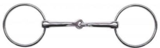 5" Chrome Plated O-Ring Snaffle Bit