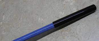 5' foot Blue Show Stick w/ Rubber Handle & Cap For Cow Cattle