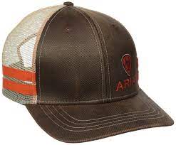 Ariat Men's Oil Corner Side Stripe Mesh, Brown