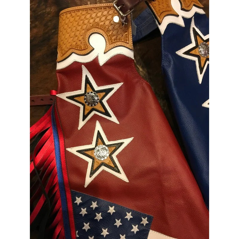 Jerry Beagley Adult American Flag Chaps