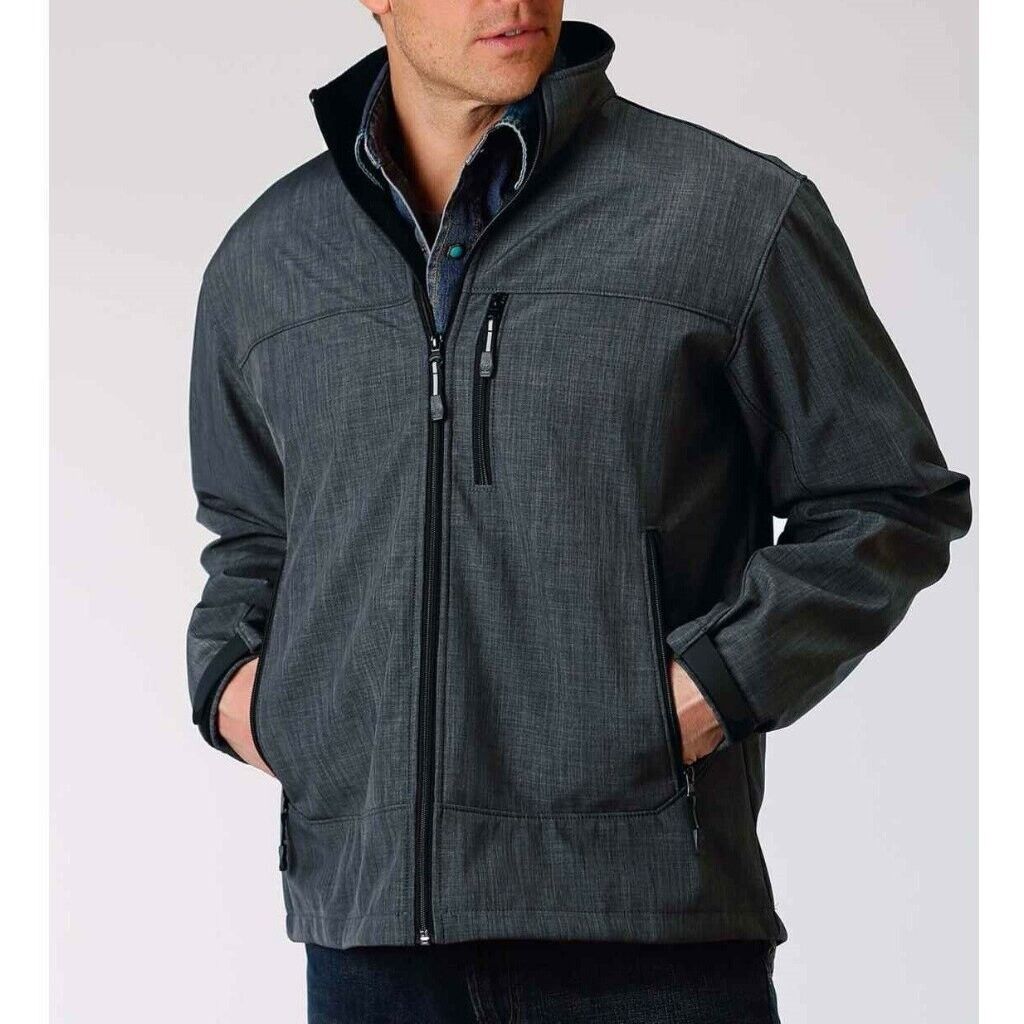 Men's Roper Grey Soft Shell Jacket