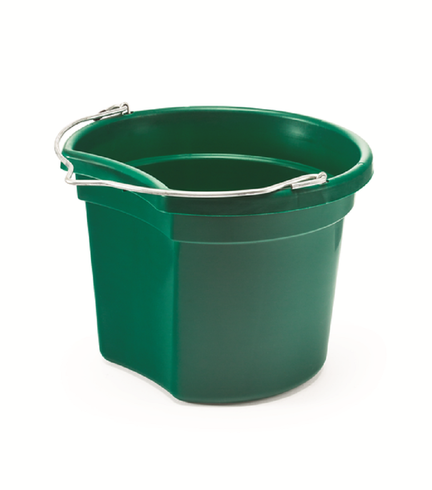 K&D Equestrian 8 Qt. Flat Back Bucket