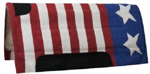 American Flag USA Saddle Pad 30" x 32"