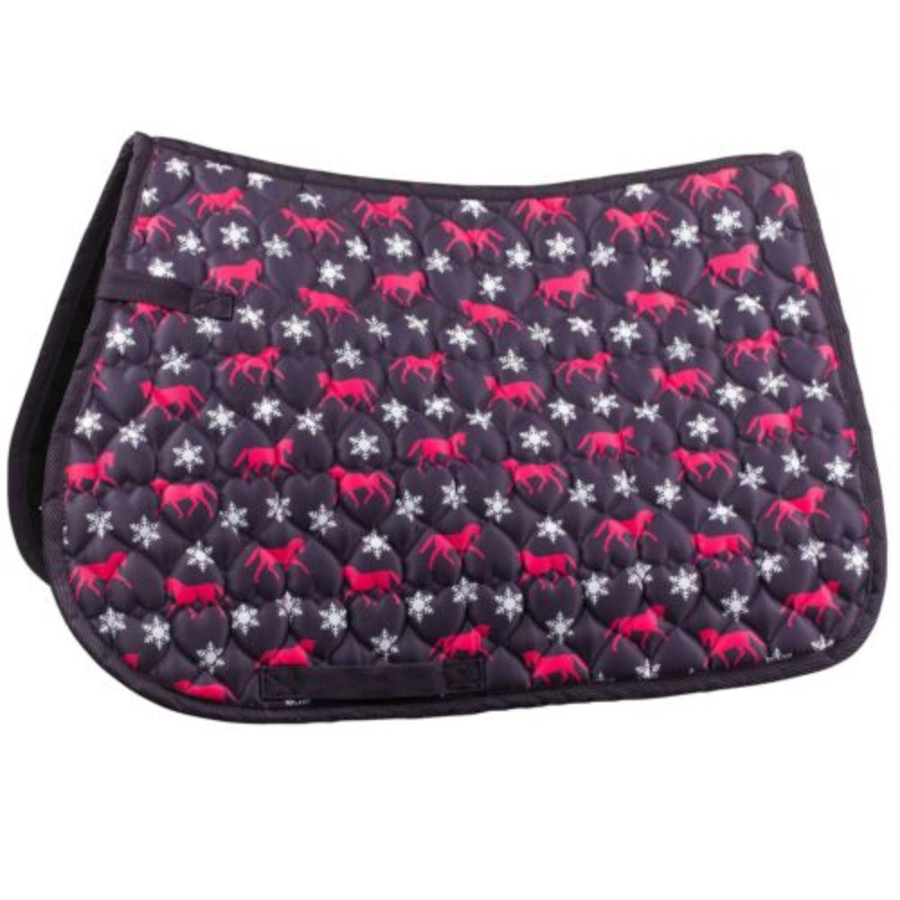 Horze Dark Purple Tucker Pony Saddle Pad