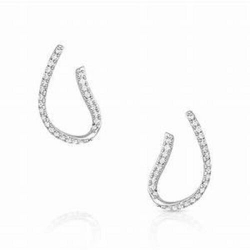 Montana Silversmiths JUST A THOUGHT HORSESHOE EARRINGS