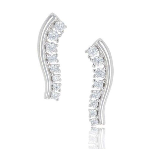 Montana Silversmiths Women's RIVER RUN WAVE BAR EARRINGS