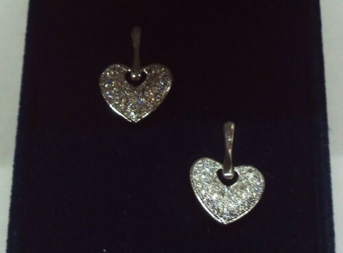 Montana Silversmiths MICRO PAVEL HEART DANGLE EARRINGS